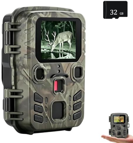 Faunpeak Wildlife Camera, Faunpeak Wildlife Camera for Garden, 4k Night Vision Tracker, 0.2s Trigger Garden Cameras, Ip65 Weatherproof, For Outdoor Nature Enthusiasts