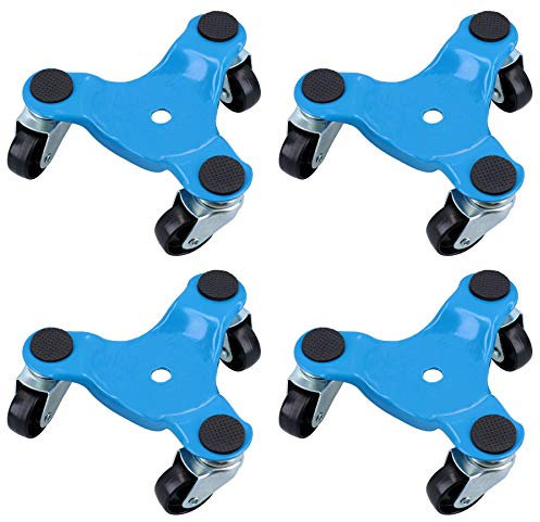 Dolly Roulette 3 Roue pour Les Poids Lourds d'enlèvement de Meubles Déménagement Pack DE Quatre SIL217