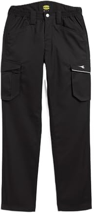 Utility Diadora, Abbigliamento da Lavoro, PANT STAFF CARGO, colore BLACK, taglia 3XL