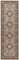 Nouristan Mirkan Orient Teppich – Wohnzimmerteppich Orientalisch Kurzflor Vintage Orientalischer Teppich für Esszimmer, Wohnzimmer, Schlafzimmer – Grün, 80x250cm