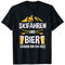 Skifahren und Bier Apres Ski Party Kostüm Wintersport T-Shirt