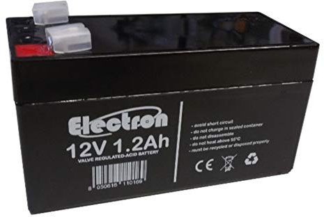 12V 1.2Ah Batteria al piombo ermetica ricaricabile per UPS gruppi di continuità luci di emergenza