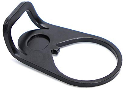 ACEXIER 223/5.56 Rling End Plate Sling Adapter 3 cm Schlaufe Airsoft 180-Grad-Wirbel Sling Wear Resistant Matte Black Jagdzubehör