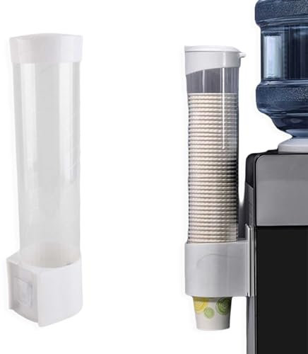 Porte-gobelet d'eau Mural, Distributeur de Tasse en Papier à Tirette de 50 Tasses
