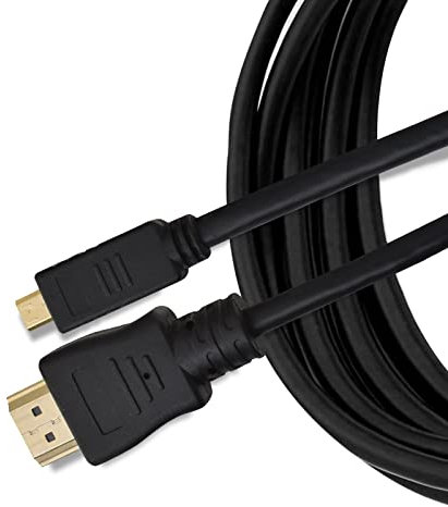 BRENDAZ Câble micro-HDMI vers HDMI compatible avec appareil photo numérique Canon EOS R6, M50 sans miroir, PowerShot G7 X Mark II, PowerShot G9 X Mark II (0,9 m)