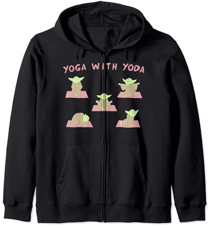 Star Wars Yoga With Yoda Kapuzenjacke