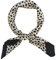 FONYVE Seidenschals für Damen, leicht, modischer Kopftuch, Satin-Haarwickel zum Schlafen, 27,5 × 69,8 cm, 02 Leopard White, Medium