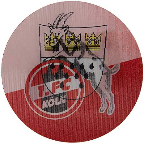 1. FC Köln Aufkleber Lentikular - Die Macht am Rhein - Sticker mit Wechselbild (L)