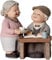 Garden Ornaments Yard Gnome statue Mature Old Married Couple Figure Figurine Statues, Sweetheart Lovers Stay Together Gift,The Elderly Couple Birthday Wedding Home Resin Decoration GCSQF210420