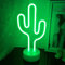 NIWWIN Neón Sign,Cactus Neon Led, luces neon decoracion, luces decorativas con base, pilas o usb, decoraciones de navidad, fiestas de cumpleaños, regalos para niños