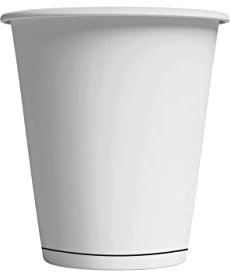 MONOUSALO 200 Bicchierini Caffè Carta 90ml Ultra-Resistenti Uso Professionale - Bicchieri Usa e Getta Bevande Calde e Fredde - Modello Neutral 3 OZ (BIANCO)