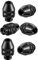 Bestgle 6 Piezas Portabrocas Universal sin Llave Portabrocas de Cierre Rápido Mandriles de Mandrinos Eléctricos para 0.4-3.2 mm 4000 3000 400 398 395 300 285 275