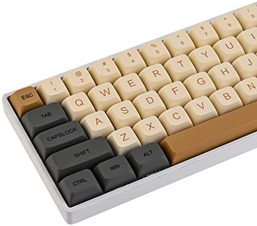 Owpkeenthy WHYSP XDA Profile PBT Keycaps 60 Percent, 125 Keys Custom Gaming Keycaps Compatiable for Cherry MX Switch Mechanical Keyboard