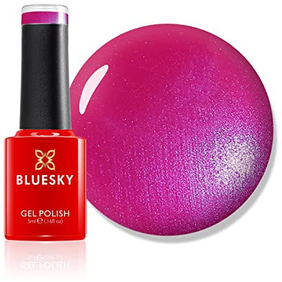 Bluesky Gel Nail Polish, Tutti Fruitti, Mini, 80506, Pink, Magenta, Long Lasting, Chip Resistant, 5ml (Requires Drying Under UV LED Lamp)
