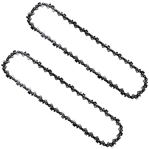 Opuladuo 2PC 12 Inch Chainsaw Chain 3/8 Pitch .043 Gauge 44 Drive Links Replacement Chain for Stihl MS170 Chain, MS180 Chain, MS171 Chain, MS180c Chain