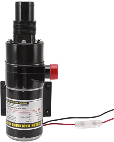 Abwasserpumpe Verhindert Verstopfung Multi Protection Effiziente Zerhackerpumpe für Toilette RV Yacht Küche (24V)
