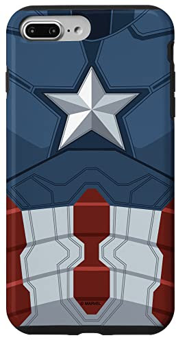 Hülle für iPhone 7 Plus/8 Plus Marvel Captain America Anzug von Steve Rogers