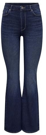 ONLY Female Schlaghosen-Jeans ONLHENNI Hohe Taille Flared Jeans