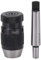 Uadme MT2 Drill Chuck, 1-10mm Self Tighten Keyless Lathe Drill Chuck, Drill Chuck Arbor, Keyless Drill Chuck Adapter, with MT2-B12 Taper Arbor, for Various Drill Machines