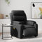 Homgoday Massagesessel, elektrischer Massagesessel, schwarz, aus Kunstleder, Massagesessel, Relaxsessel, Massagesessel, Relaxsessel für den ganzen Körper