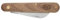 FELCO Coltello da potatura e innesto Lama curva in acciaio al carbonio di alta qualità Manico in noce americano Lama da 60 mm Rivetti in ottone Fodera interna in ottone