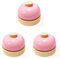 Lot de 3 Service de Bell, Sonnettes D'appel, Cloche de Salle à Manger de Service, Sonnette de Comptoir, Sonnette de Réception, Cloches de Table pour Hôtel Restaurant Kitchen Mariage Bureau (Rose)
