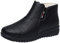 Wanderschuh Warme Schuhe Outdoor Skischuhe Verdickung Lammfell Gefüttert Damen 42 (Black, 39)