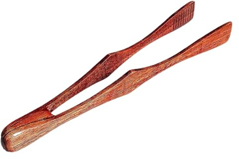 Kochzange aus Holz Langer Griff, Rutschfest