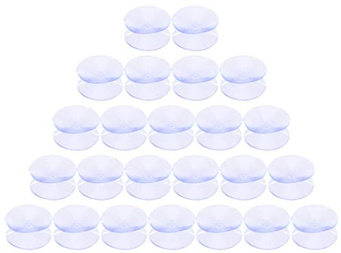 Uonlytech 24stücke Saugnäpfe Für Glasplatte Tisch Transparente Abstandshalter -Pads Zum Befestigen Von Glastischen Und Flachgläsern Stoßdämpfend Und rutschfest
