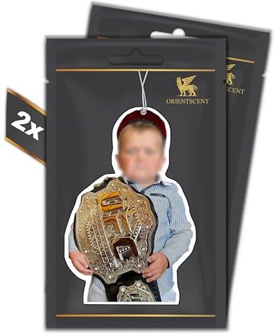 2er Set UFC-VETERAN MOTIV Duftbaum – Luftfrischer – automatischer Duftspender fürs Auto lustig tuning – Car Air freshener Duftanhänger Auto, Duftbaum Set Auto (HERMES, 2 Stück)