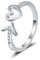 JchEnye 1 Stück Unisex-Ring - Moderner Edelstahl-Open-End-Dekoring - Damenschmuck