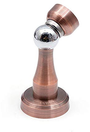 ZONSHJDKR Fermaporta Fermaporta for impieghi gravosi, fermaporta anticollisione for Pavimenti con Perline Grandi, for Uso Domestico, Ufficio e attività Commerciali(Rose Gold)