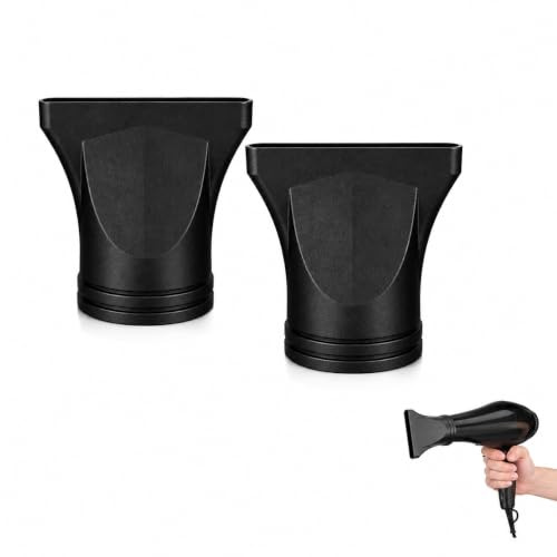 BESTYASH Föhn Konzentrator-Düsen, 2 Stück, Schwarz, für Haarstyling | Schmale Föhndüsen bündeln den Luftstrom für kontrolliertes Glätten, Lockenstyling und gezieltes Trocknen im Salon