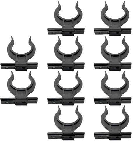 NVOQILIN 10 Stück Küchensockel-Clips, stabile Kickboard-Halterungen für 32 42 mm Schrankfüße, ohne Schrauben, für den täglichen Gebrauch