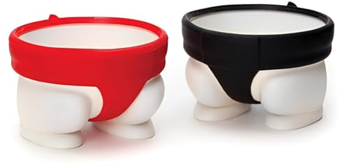 LuLiyLdJ 2 Pcs Lustig Eierbecher Set,Eierbecher Lustig,Eierbecher Kinder,Deko Tablett,Eierständer Eierhalter Kinder Frühstücks Egg Cup,Ostern Geschenke Kinder,Osterdekoration