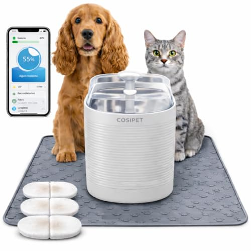 Source d'eau automatique pour animaux domestiques WiFi avec filtration