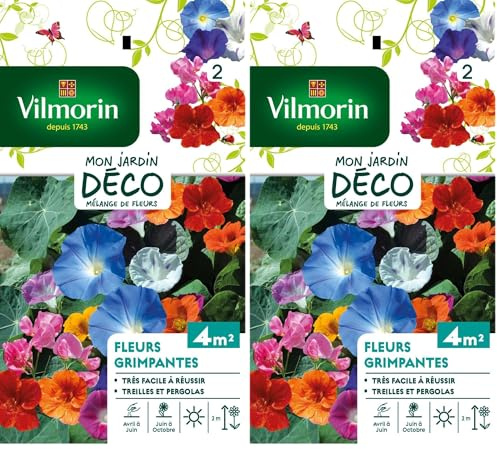 Vilmorin 5860642 Pack de Graines Fleur Grimpante (Lot de 2)
