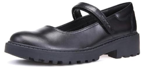 Geox J Casey Girl P, Bailarinas Niñas, Negro, 35 EU