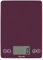 Escali 157PN Arti Glass Food Scale Digital Countertop Kitchen, Baking and Cooking Scale with Nutrition and Calorie Counter, 15-Pound Capacity, 9 x 6.5 x .75, Purple Night