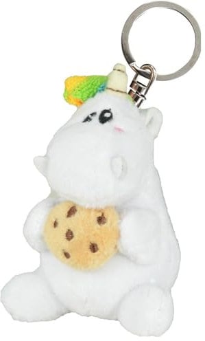 Pummel & Friends - Plüsch Schlüsselanhänger (7 cm) - Pummeleinhorn (Flauschig)