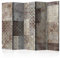 decomonkey Paravent Raumteiler Innen Stein 225x172 cm 5 Teilig Einseitig Room Divider Wall Raumteiler Stehend Trennwand Sichtschutz Spanische Wand Sichtschutzwand Wohnzimmer Holz Mauer Beton