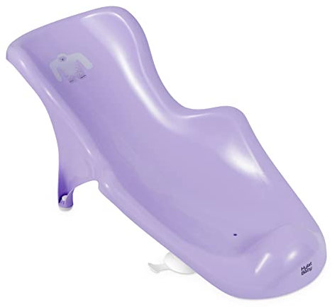 Hylat Baby Transat bain bébé - aide précieuse pour le bain des nourrissons et des bébés de la naissance à environ 6 mois, violet