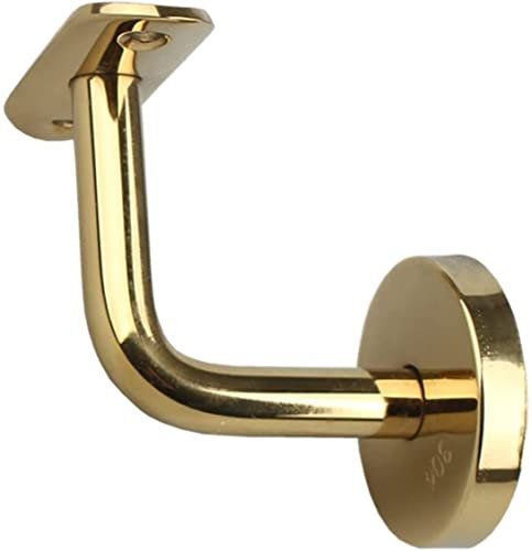 HOSMENDFOE 2 Uds Soporte Pasamano Soporte De Escalera De Latón Antiguo De Alta Resistencia, Se Adapta A Barandilla De Escalera De Madera O Metal