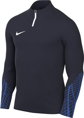 NIKE DR2294-451 M NK DF STRK23 DRIL TOP T-Shirt Herren Obsidian/Obsidian/ROYAL Blue/White Größe L