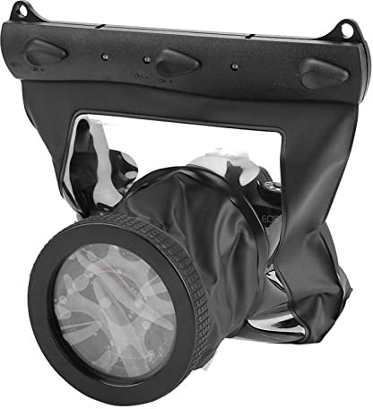 Sac de Plongée étanche Universel, 20 M de Plongée sous-Marine étanche pour DSLR, Sac de Photographie sous-Marine, Cage de Logement pour Appareils Photo Reflex Numériques Nikon (Noir)