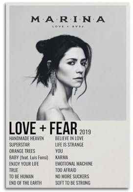 Marina and the Diamonds Poster, ästhetische Leinwand, Poster, Raumdekoration, Wandkunst, Poster, Dekoration, Poster, 30 x 45 cm, ungerahmt