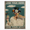 DOLJKCS Poster Lose Your Mind Find Your Soul, Vintage, Mitte des Jahrhunderts, moderne Wandkunst, psychische Gesundheit, Leinwanddruck, maximalistische Wanddekoration, Wohnzimmer, Mädchen,
