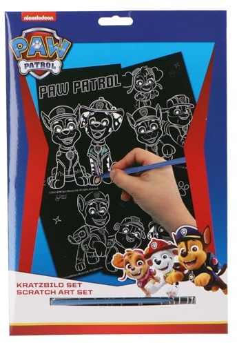 Paw Patrol Scratch Art Set