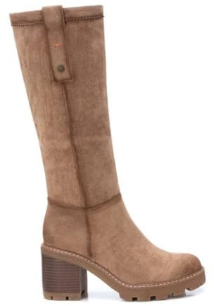 REFRESH 172123, Stivali ad Altezza Ginocchio Donna, Grigio, 38 EU