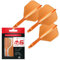 TARGET Darts K Flex Integrated Dart Flights And Shafts, No.6 Orange (Short) | Pack Of 3 K-Flex - No6, Kflex All In One Moulded Dart Flight & Stem | Professional Dart Accessories